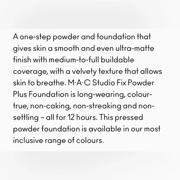 NW50 Mac Studio Fix Powder Plus Foundation Brand New in Box Authentic - Picture 6 of 14